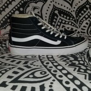 Black high top vans